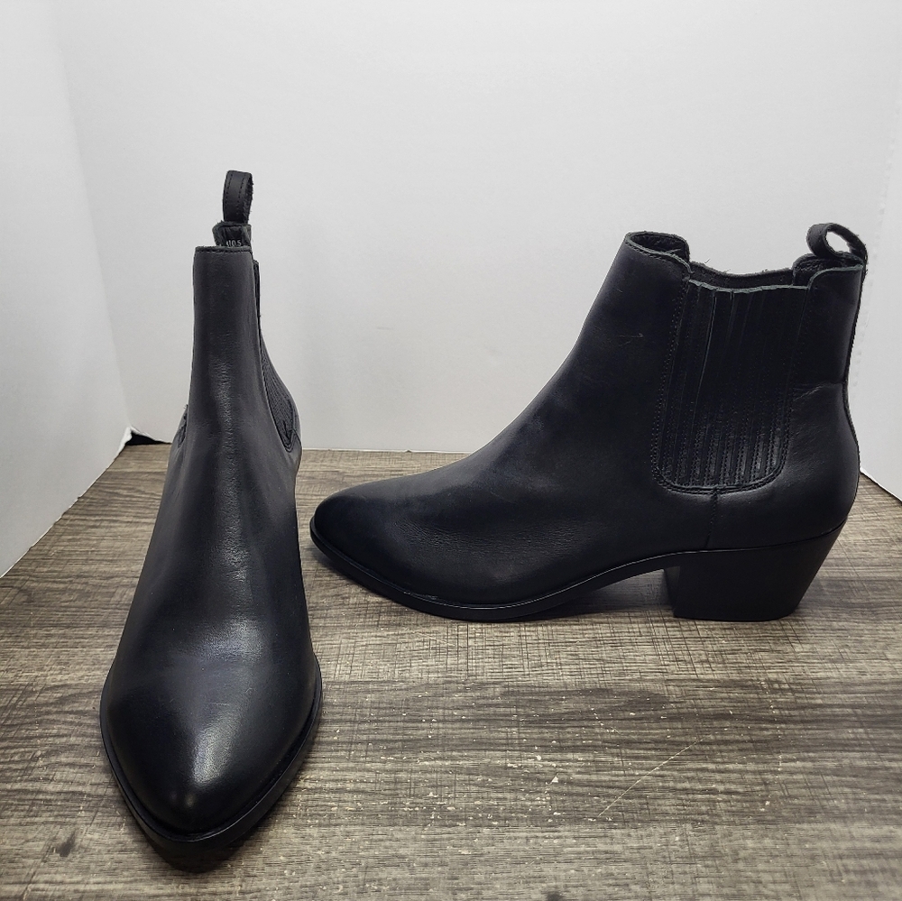 Thursday Boot Co Dreamer Bootie Black Women's 10.5 Leather EUC
